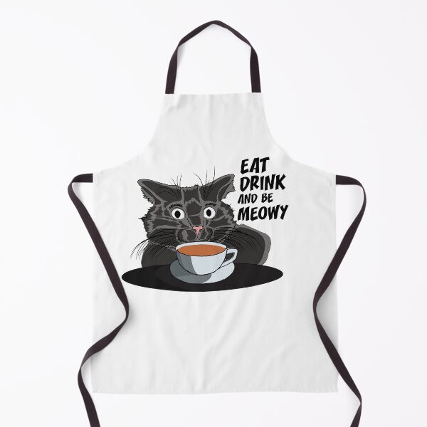 Item preview, Eat Drink and Be Meowy,gift idea,funny tshirt designed and sold by MedBoularouah.