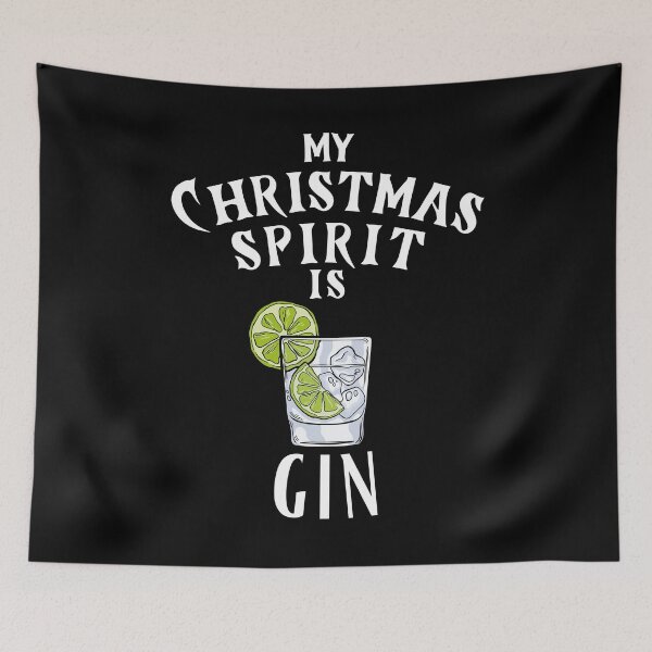 Item preview, My Christmas Spirit is Gin designed and sold by Frosty1489.