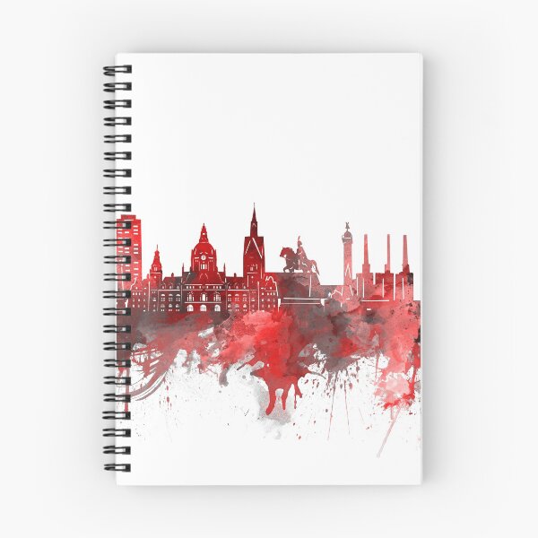 Item preview, hannover skyline red designed and sold by BekimART2.