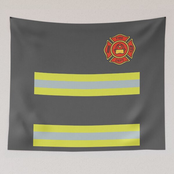 Item preview, Firefighter tshirt uniform mock designed and sold by stelsanc.