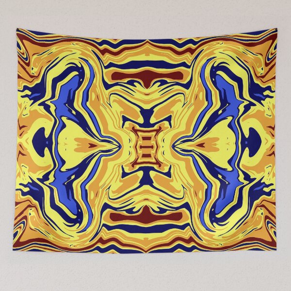 Item preview, Fluid art . Abstract liquid art with mixing colors designed and sold by moustafakhalil.