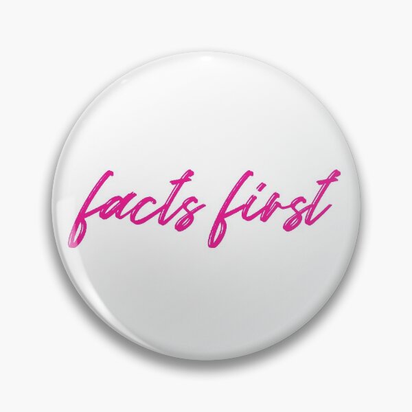 Item preview, Facts First designed and sold by PrintBrint.