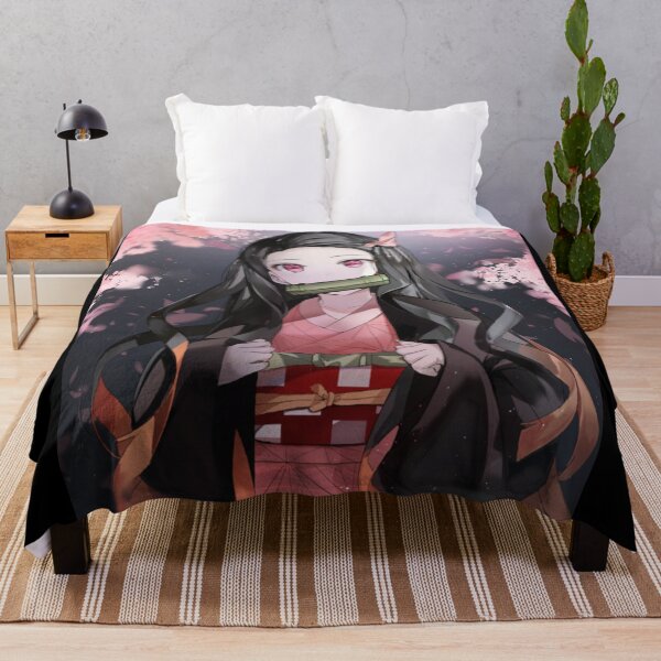 Nezuko Throw Blanket