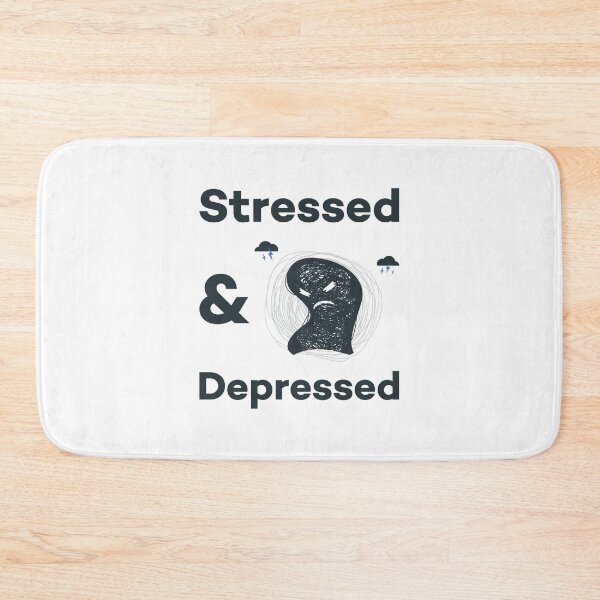 Item preview, Stressed And Depressed Motivation and Inspiration designed and sold by Scratches Tees.