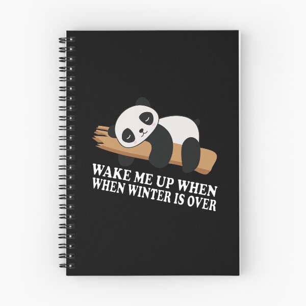 Item preview, Wake Me Up When Winter Is Over Panda Essential Classic Design designed and sold by Glike.