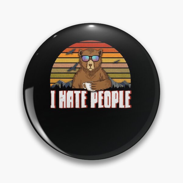 Item preview, I Hate People Cool Bear designed and sold by BLake77777.