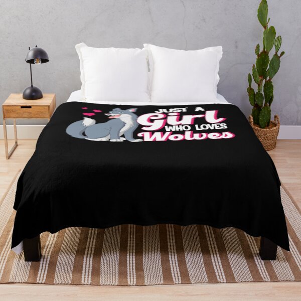 Item preview, Just A Girl Who Loves Wolves designed and sold by BLake77777.