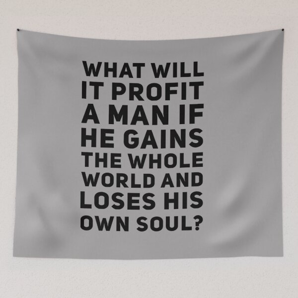 Item preview, What will it profit a man designed and sold by MerciMe.
