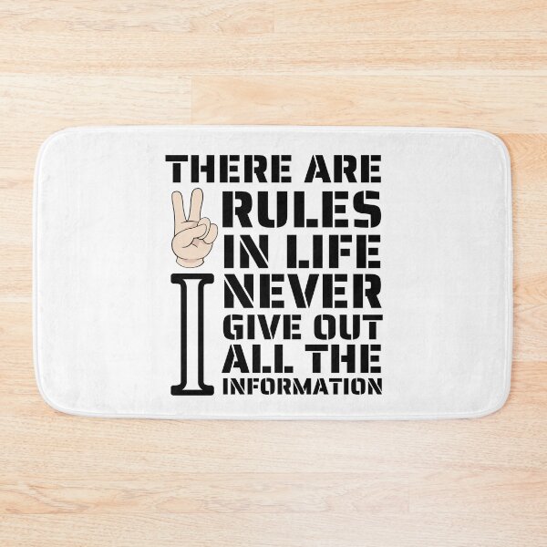 Item preview, There Are Two Rules In Life designed and sold by BahiaStyle.