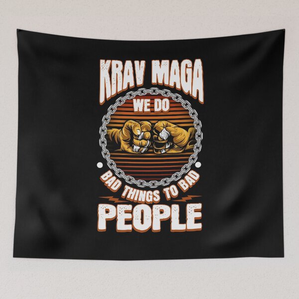 Item preview, Krav Maga We Do Bad Things To Bad People designed and sold by BLake77777.