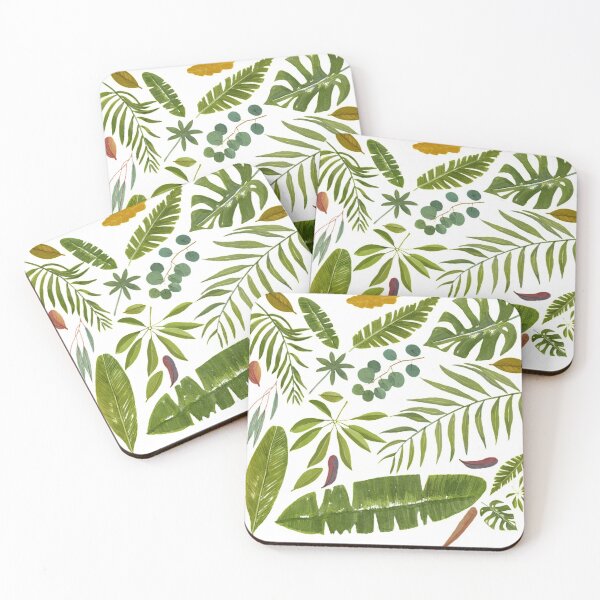 Item preview, Tropical Leaves Watercolour designed and sold by killies.