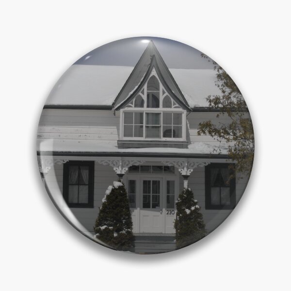 Item preview, Wooden Canadian house by the lake. designed and sold by sandyprints.