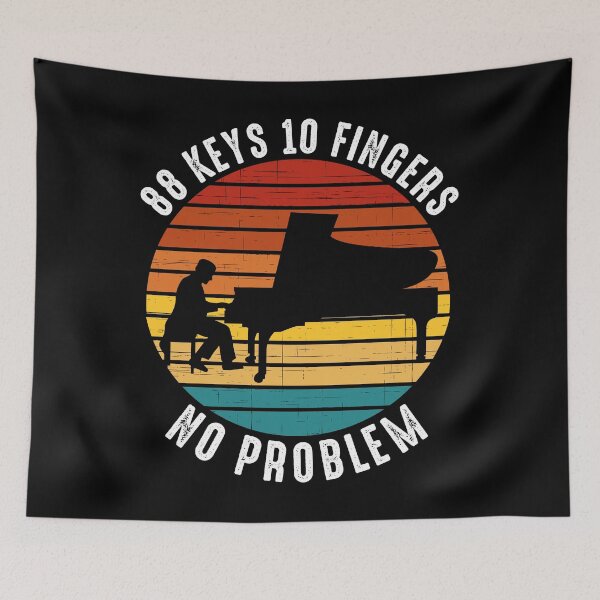 Item preview, 88 Keys 10 Fingers No Problem Piano Pianist designed and sold by RandomStuffShop.