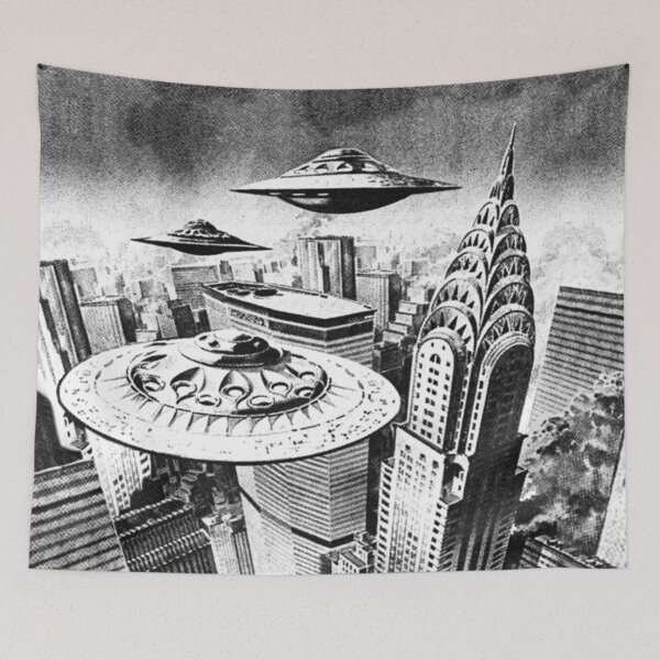Item preview, Alien Invasion Design - UFO Design, Alien Aesthetic designed and sold by saucerboss.