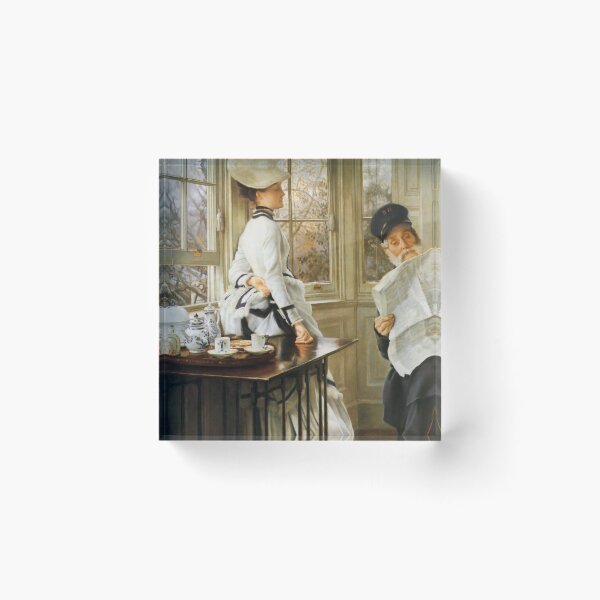 Item preview, Reading the News designed and sold by brushandframes.