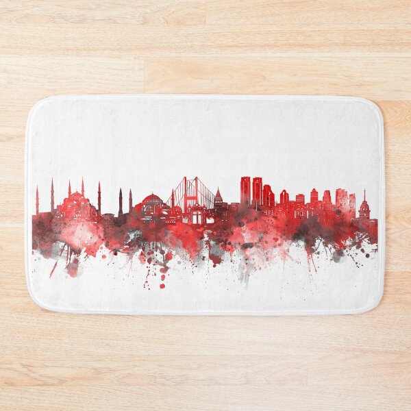 Item preview, istanbul skyline red designed and sold by BekimART2.