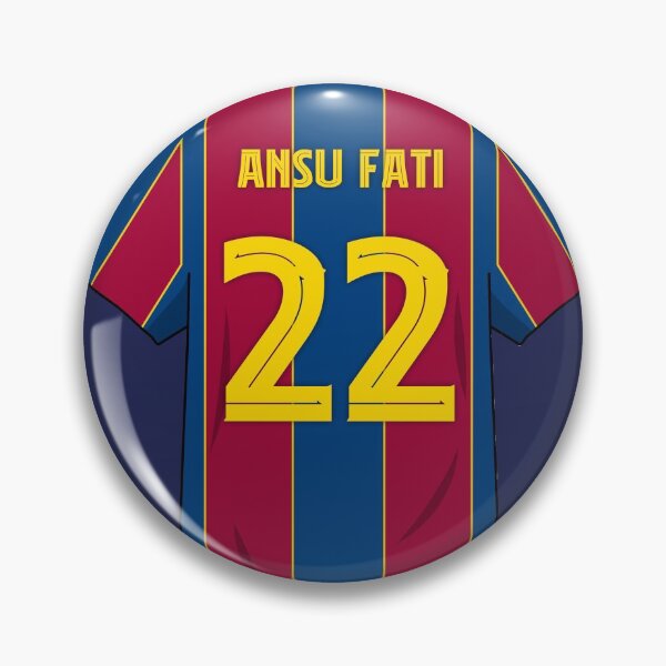 Item preview, Ansu Fati 2021 Jersey designed and sold by Zgjimi17.
