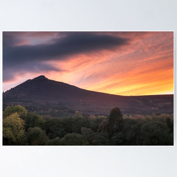Item preview, Bennachie Mither Tap Sunset Aberdeenshire Scotland designed and sold by andymcdphoto.