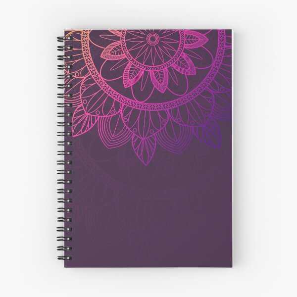 Item preview, Beautiful mandala with bright and warm colors, purple, pink and yellow designed and sold by KarlaHR.