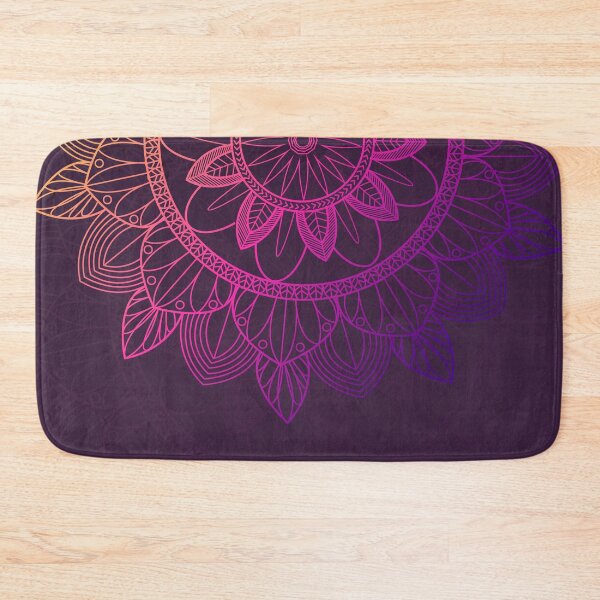 Item preview, Beautiful mandala with bright and warm colors, purple, pink and yellow designed and sold by KarlaHR.