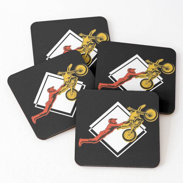 Item preview, Cool retro dirt bike acrobatics design | dirt bike stuff designed and sold by BatholomewMat.