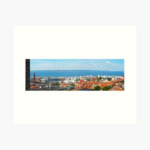 Item preview, Sweden - Panorama of Helsingborg and Oeresund designed and sold by leobrix.