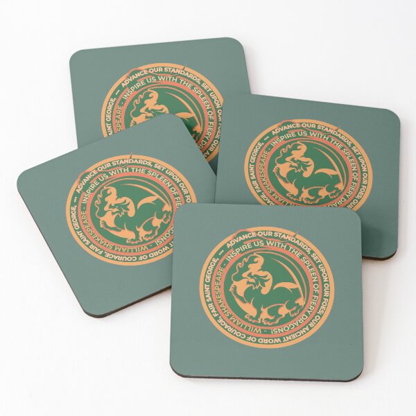 Item preview, St George and the Dragon (GreenGold) designed and sold by bfwilson.
