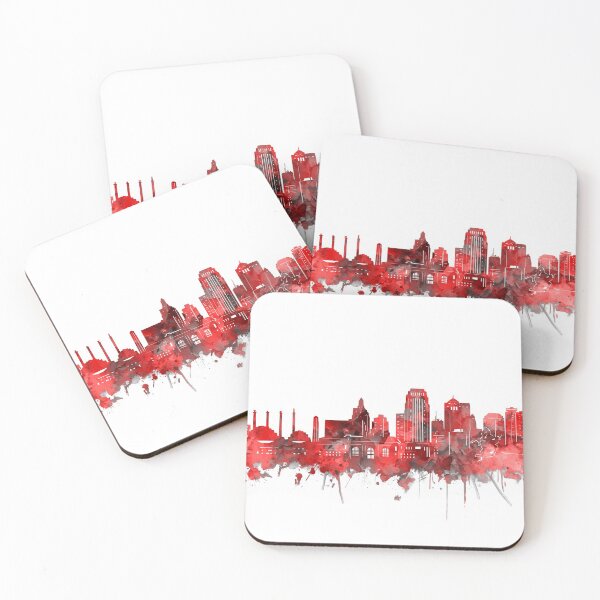 Item preview, kansas city skyline red designed and sold by BekimART2.