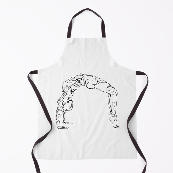 Item preview, Contour Line Yoga-Wheel Pose 1 designed and sold by FranksArtWorld.