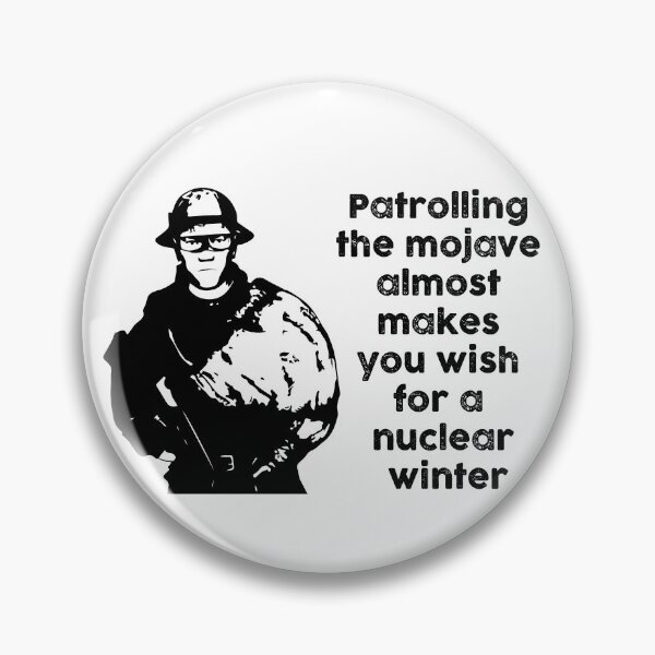 Item preview, Patrolling the Mojave almost makes you wish for a nuclear winter (Black) designed and sold by Mercatus.