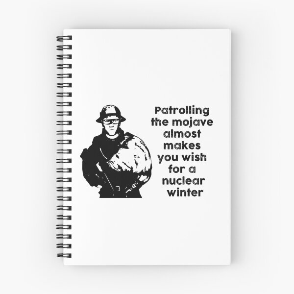 Item preview, Patrolling the Mojave almost makes you wish for a nuclear winter (Black) designed and sold by Mercatus.