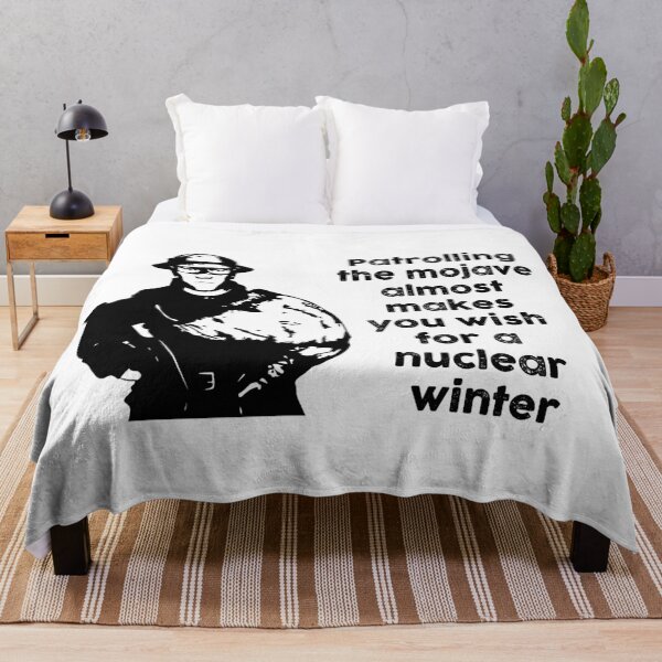 Item preview, Patrolling the Mojave almost makes you wish for a nuclear winter (Black) designed and sold by Mercatus.