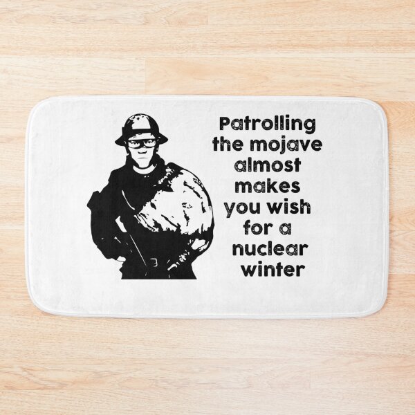 Item preview, Patrolling the Mojave almost makes you wish for a nuclear winter (Black) designed and sold by Mercatus.