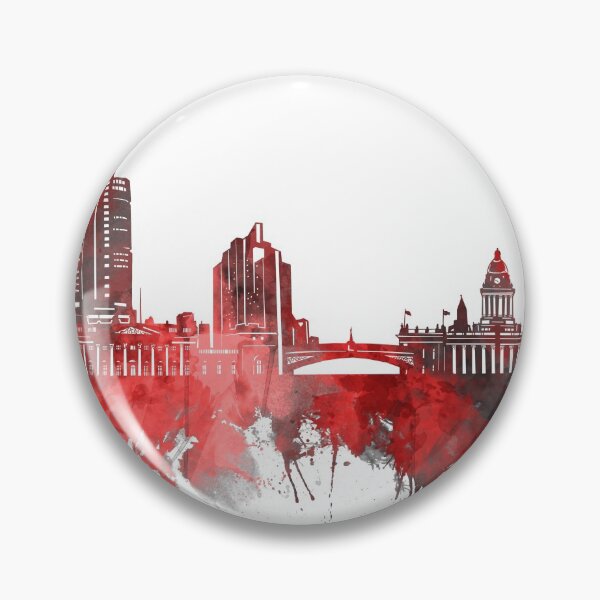 Item preview, leeds skyline red designed and sold by BekimART2.