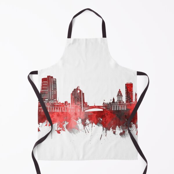 Item preview, leeds skyline red designed and sold by BekimART2.