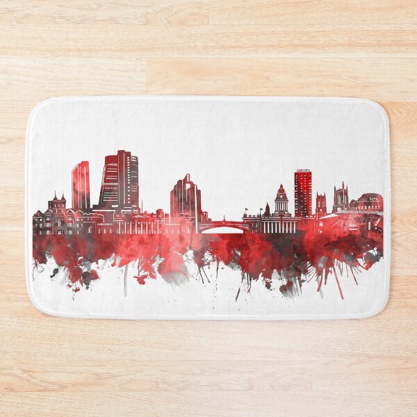 Item preview, leeds skyline red designed and sold by BekimART2.