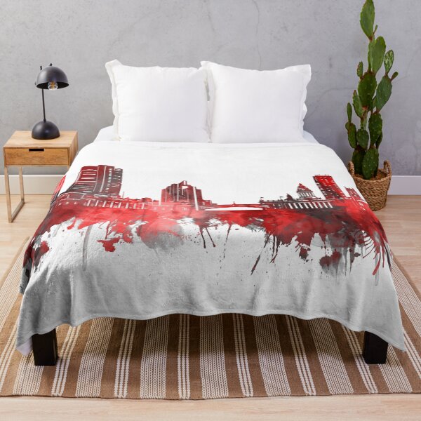 Item preview, leeds skyline red designed and sold by BekimART2.