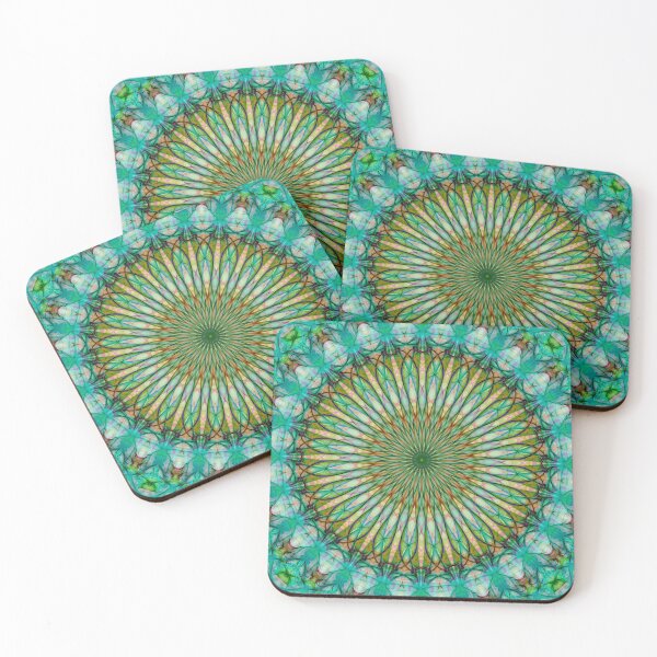 Item preview, Golden and bright green mandala designed and sold by JBlaminsky.