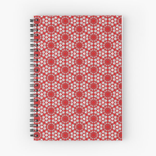 Item preview, Cuboid Iso Circles Festive Pattern Red designed and sold by NoMatterLab.
