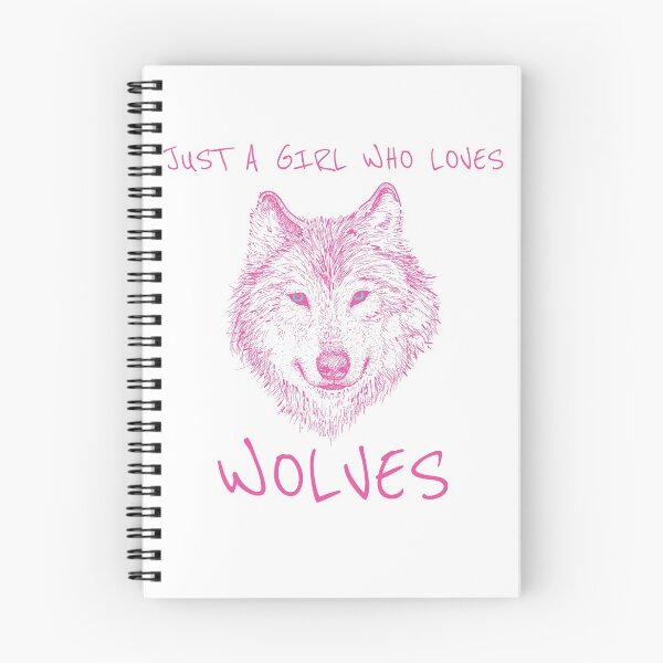 Item preview, Just A Girl Who Loves Wolves designed and sold by ZINE07.