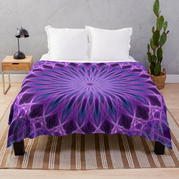 Item preview, White and bright violet mandala designed and sold by JBlaminsky.