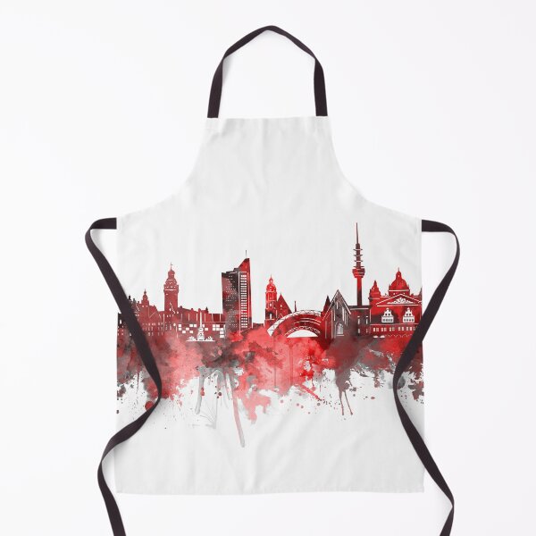 Item preview, leipzig skyline red designed and sold by BekimART2.