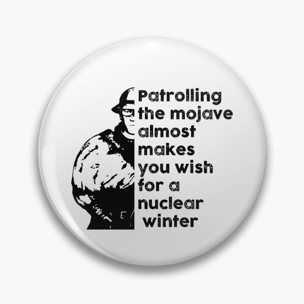 Item preview, Patrolling the Mojave almost makes you wish for a nuclear winter (Black) designed and sold by Mercatus.