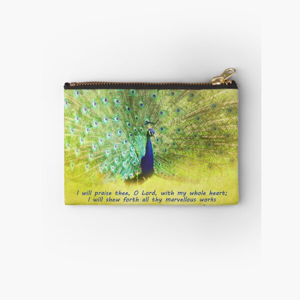 Item preview, Peacock with verse designed and sold by Deborah Berry.