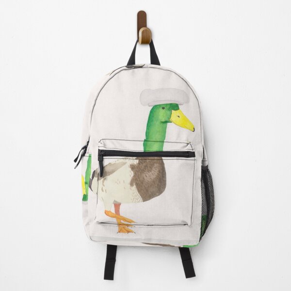 Item preview, Chef Duck Watercolor bird art designed and sold by TheWaterBirds.