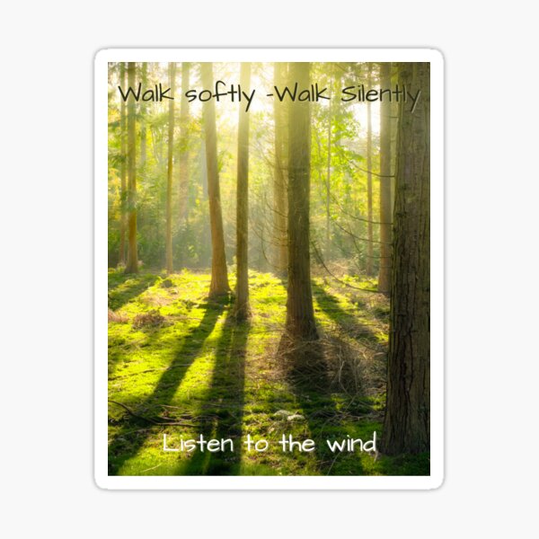 Listen to the Wind Sticker
