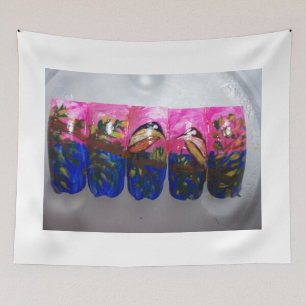 Item preview, lovely birds on artificial nails. designed and sold by Lan thi Nguyen.