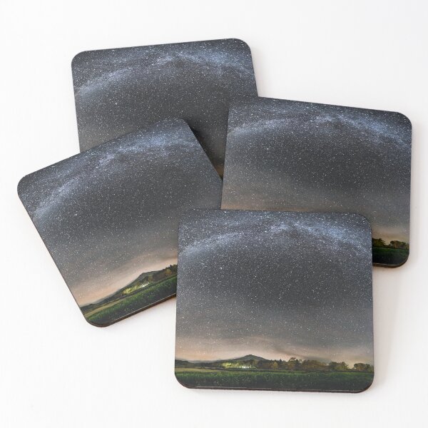 Item preview, Milky Way Above Bennachie Mither Tap Sunset Aberdeenshire Scotland designed and sold by andymcdphoto.