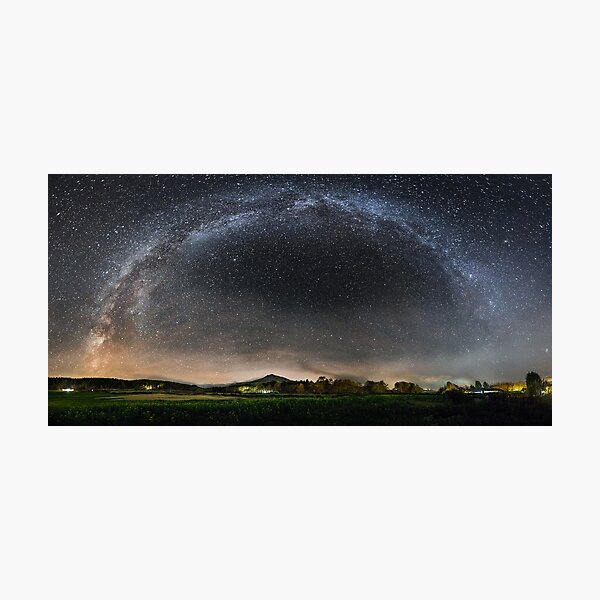 Item preview, Milky Way Above Bennachie Mither Tap Sunset Aberdeenshire Scotland designed and sold by andymcdphoto.