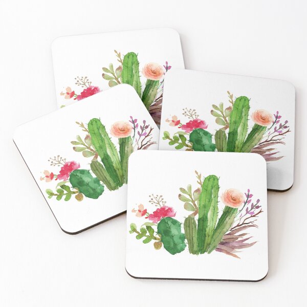 Item preview, Cactus Flowering Watercolour designed and sold by killies.